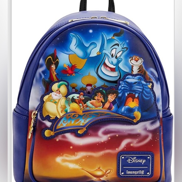 Loungefly Handbags - NWT Disney Aladdin Loungefly Mini Backpack